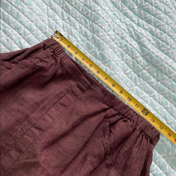 Flax pure linen pencil, maxi skirt - Picture 5 of 6